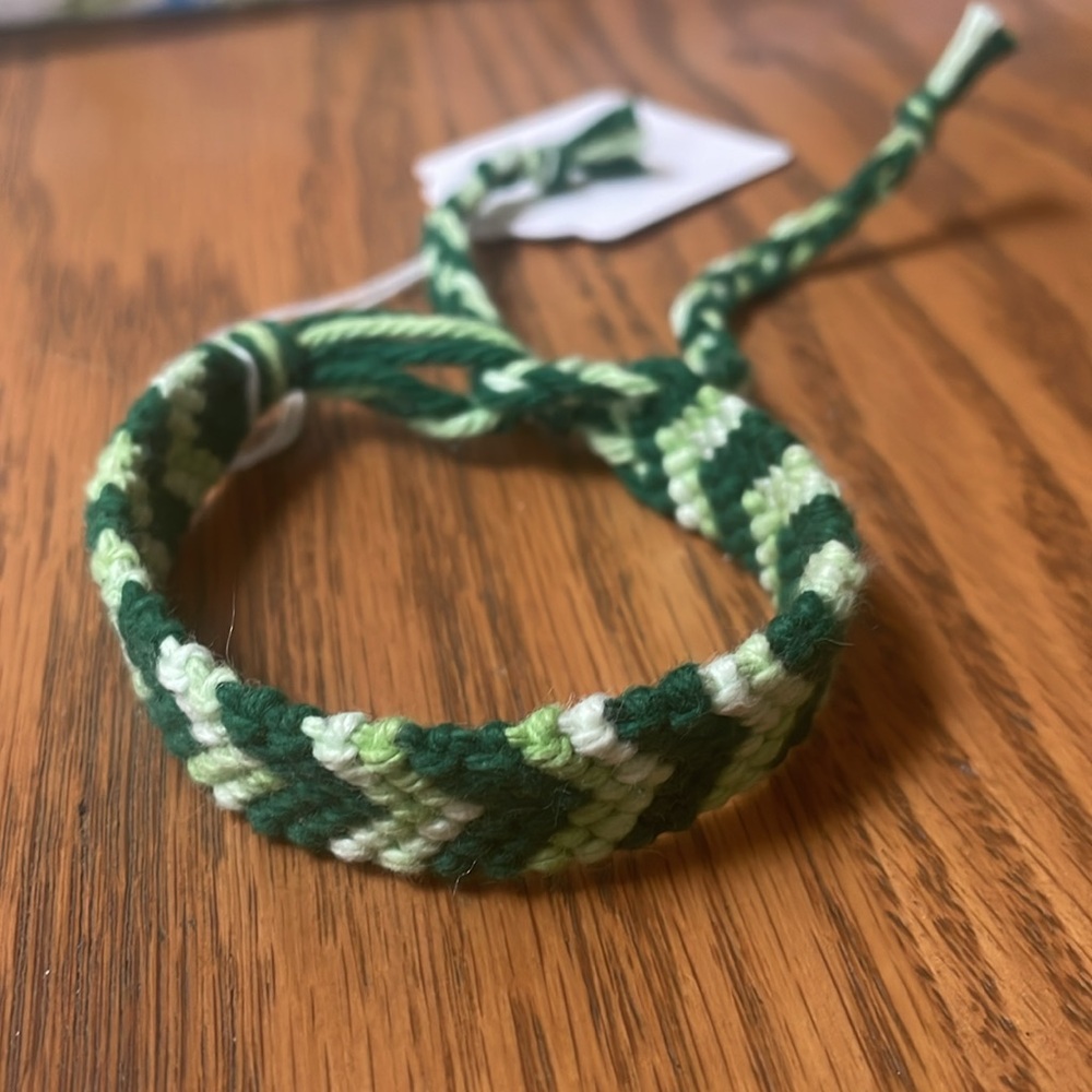 Bundle of Handwoven Green Bracelets - Picture 4 of 4